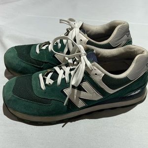 New Balance 574 Men's Classic Sneakers Casual Shoes Green Grey Size 8.5